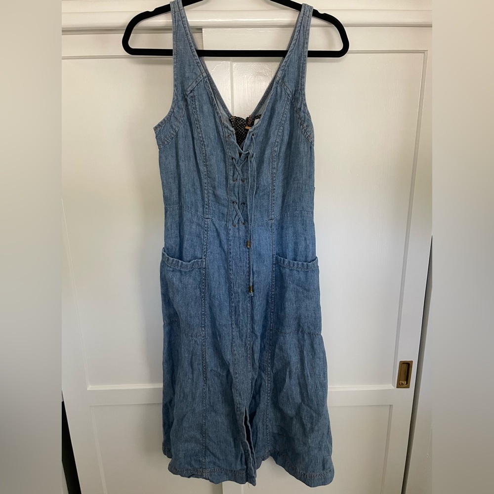 Anthropologie Holding Horses chambray/denim dress